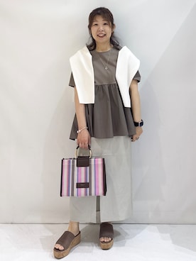 nakkoさん（レディース・154cm）の夏コーディネート