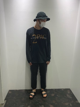 「NUBIAN（ヌビアン）のアイテム」を使った、Nubian Uraharaさん（メンズ・176cm）の秋コーディネート