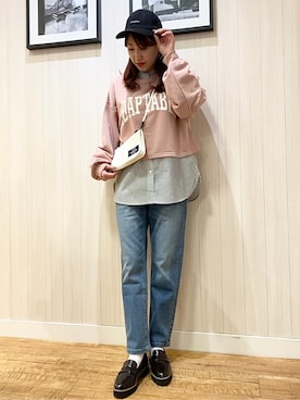 「DRESKIP（ドレスキップ）のアイテム（その他シューズ）」を使った、あいりんさん（レディース・160cm）の夏コーディネート