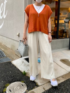 michanさん（レディース・163cm）の夏コーディネート