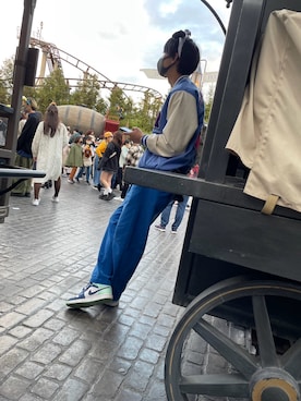 「アイテム（スタジャン）」を使った、塁斗さん（メンズ・184cm）の冬コーディネート