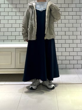 kawaさん（レディース・153cm）の冬コーディネート