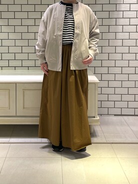 「PUAL CE CIN（ピュアルセシン）のアイテム（ブルゾン）」を使った、kawaさん（レディース・152cm）の春コーディネート