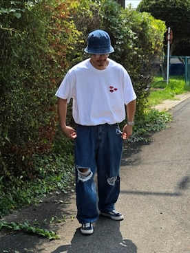 「アイテム（パンツ）」を使った、Kentaさん（メンズ・172cm）の夏コーディネート