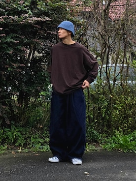「VANS（バンズ）のアイテム」を使った、Kentaさん（メンズ・172cm）の秋コーディネート