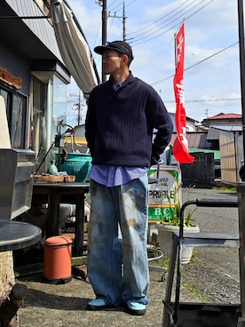 「NAUTICA（ノーティカ）のアイテム」を使った、Kentaさん（メンズ・172cm）の春コーディネート