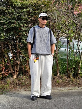 「CASIO(カシオ)のアイテム」を使った、Kentaさん(メンズ・172cm)の夏コーディネート