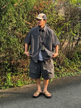 「アイテム（サンダル）」を使った、Kentaさん（メンズ・172cm）の夏コーディネート