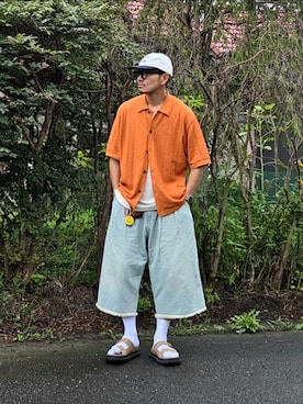 「CASIO(カシオ)のアイテム」を使った、Kentaさん(メンズ・172cm)の夏コーディネート
