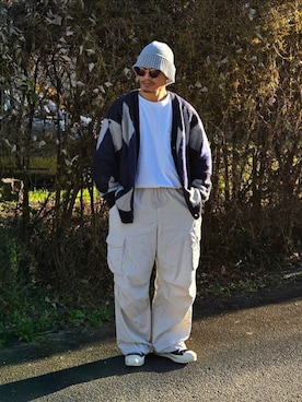 「アイテム（Tシャツ/カットソー）」を使った、Kentaさん（メンズ・172cm・40代）の秋コーディネート