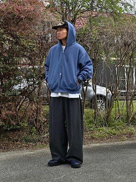 「MONO-MART（モノマート）のアイテム」を使った、Kentaさん（メンズ・172cm）の春コーディネート