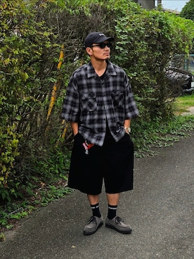 「アイテム（シューズ、その他）」を使った、Kentaさん（メンズ・172cm）の夏コーディネート
