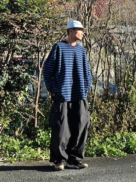 「GAP（ギャップ）のアイテム（トップス）」を使った、Kentaさん（メンズ・172cm）の秋コーディネート