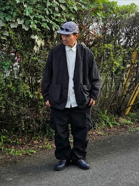 「アイテム（パンツ）」を使った、Kentaさん（メンズ・172cm）の秋コーディネート