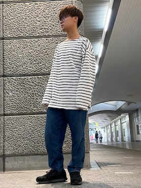 ひさん（メンズ・167cm）の春コーディネート