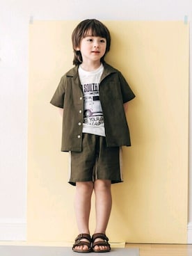 「LB CLUB（エルビークラブ）のアイテム」を使った、こどもの森e-shopさん（キッズ・110cm）の夏コーディネート