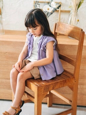 「Will Mery（ウイルメリィ）のアイテム」を使った、こどもの森e-shopさん（キッズ・110cm）の夏コーディネート