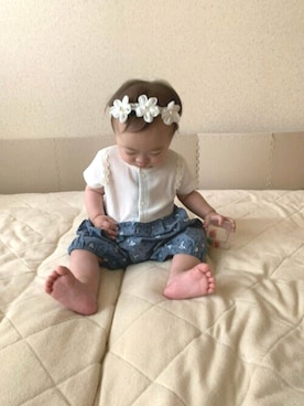 「ベビーコーデ」｜こどもの森e-shopさん（キッズ・80cm）の夏コーディネート