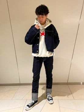 「CONVERSE TOKYO（コンバーストウキョウ）のアイテム（ジャケット/アウター）」を使った、MARUさん（メンズ・175cm）の秋コーディネート