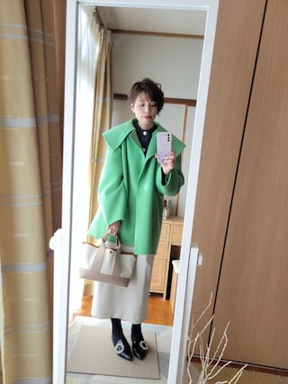 定価6.4万 BALLSEY 2022 ウールビーバーメルトンビッグカラーコート セール】 ウールビーバーメルトン ビッグカラーコート （その他