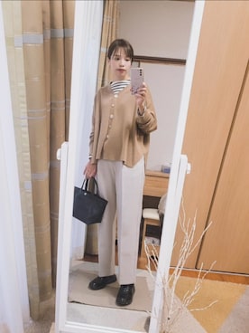 「アイテム（ハンドバッグ）」を使った、akariさん（レディース・157cm・30代）の冬コーディネート