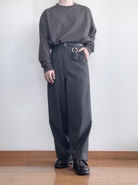 「KLEMAN（クレマン）の＜KLEMAN＞ PADRE/シューズ（モカシン/デッキシューズ）」を使った、ana6さん（メンズ・173cm）の秋コーディネート