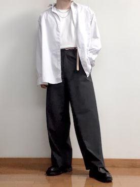 「Adoon plain（アドーンプレーン）のアイテム」を使った、ana6さん（メンズ・173cm）の夏コーディネート