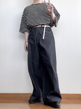 「Adoon plain（アドーンプレーン）のアイテム（リング）」を使った、ana6さん（メンズ・173cm）の秋コーディネート