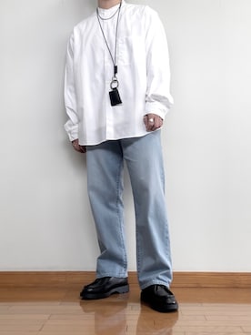 「KLEMAN（クレマン）の＜KLEMAN＞ PADRE/シューズ（モカシン/デッキシューズ）」を使った、ana6さん（メンズ・173cm）の秋コーディネート