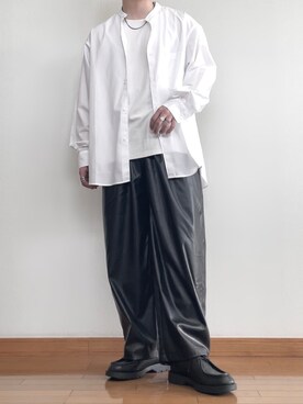 「KLEMAN（クレマン）の＜KLEMAN＞ PADRE/シューズ（モカシン/デッキシューズ）」を使った、ana6さん（メンズ・173cm）の秋コーディネート