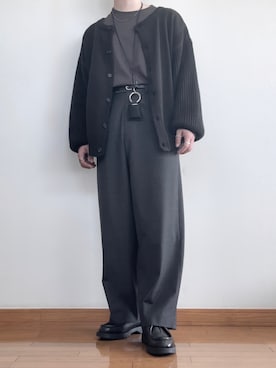 「KLEMAN（クレマン）の＜KLEMAN＞ PADRE/シューズ（モカシン/デッキシューズ）」を使った、ana6さん（メンズ・173cm）の秋コーディネート