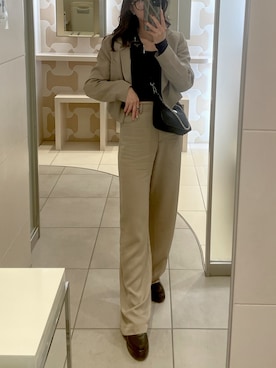 「MOUSSY（マウジー）のアイテム（リング、シルバー系）」を使った、𝐦..相互さん（レディース・162cm）の秋コーディネート