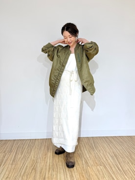 「アイテム（ジャケット/アウター）」を使った、wg_sato(Whim Gazette AOYAMA)さん（レディース・156cm）の夏コーディネート