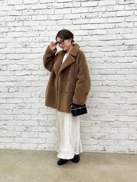 「THE PAUSE（ザ ポーズ）のアイテム」を使った、wg_sato(Whim Gazette AOYAMA)さん（レディース・156cm）の秋コーディネート