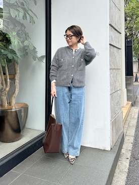 「アイテム（ピアス（両耳用））」を使った、wg_sato(Whim Gazette AOYAMA)さん（レディース・156cm）の秋コーディネート