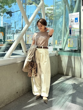 「marco masi（マルコマージ）のアイテム」を使った、wg_sato(Whim Gazette AOYAMA)さん（レディース・156cm）の春コーディネート