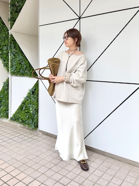 「アイテム（チョーカー）」を使った、wg_sato(Whim Gazette AOYAMA)さん（レディース・156cm）の秋コーディネート