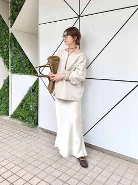 「アイテム（チョーカー）」を使った、wg_sato(Whim Gazette AOYAMA)さん（レディース・156cm）の秋コーディネート