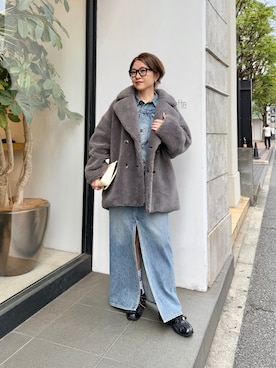 「アイテム（ピアス（両耳用））」を使った、wg_sato(Whim Gazette AOYAMA)さん（レディース・156cm）の秋コーディネート