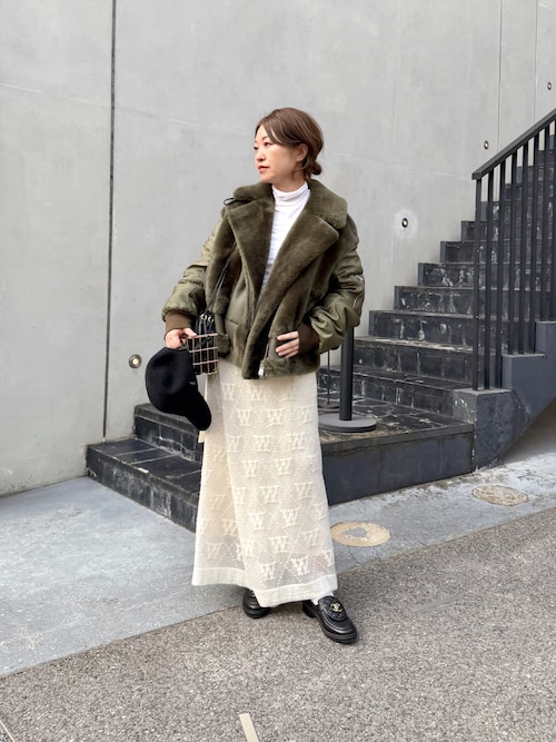 セール】ジャガードラップスカート（スカート）｜Whim Gazette（ウィム