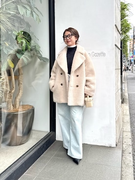 「アイテム（ピアス（両耳用））」を使った、wg_sato(Whim Gazette AOYAMA)さん（レディース・156cm）の秋コーディネート