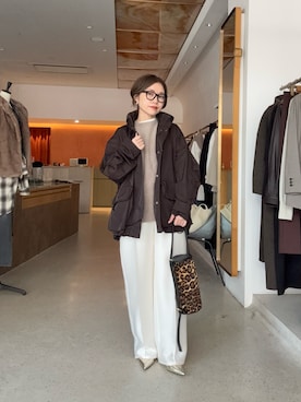 「アイテム（ブルゾン）」を使った、wg_sato(Whim Gazette AOYAMA)さん（レディース・156cm）の秋コーディネート
