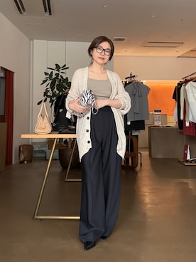 「Drawing Numbers（ドローイング ナンバーズ）のアイテム」を使った、wg_sato(Whim Gazette AOYAMA)さん（レディース・156cm）の夏コーディネート
