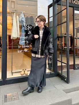 wg_sato(Whim Gazette AOYAMA)さん（レディース・156cm）の秋コーディネート