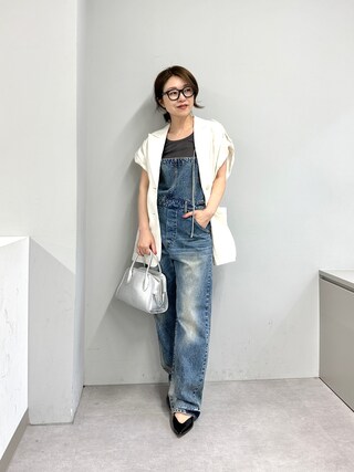 Whim Gazette（ウィムガゼット）の「デニムオールインワン（つなぎ