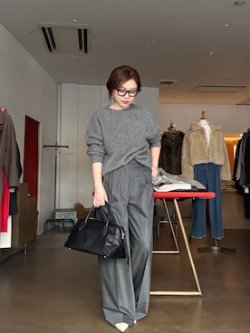 「Drawing Numbers（ドローイング ナンバーズ）のアイテム」を使った、wg_sato(Whim Gazette AOYAMA)さん（レディース・156cm）の冬コーディネート