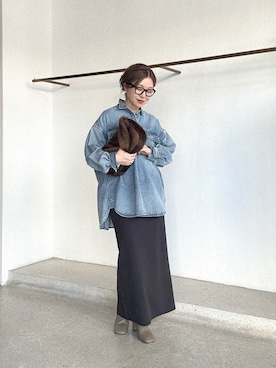 wg_sato(Whim Gazette AOYAMA)さん（レディース・156cm）の冬コーディネート