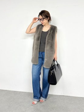 「ジレ」｜wg_sato(Whim Gazette AOYAMA)さん（レディース・156cm）の夏コーディネート