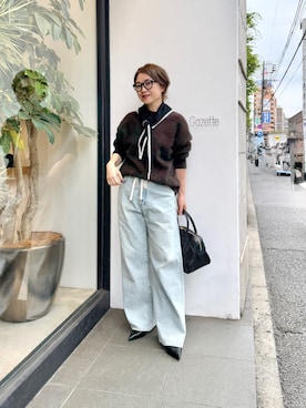 「アイテム（ピアス（両耳用））」を使った、wg_sato(Whim Gazette AOYAMA)さん（レディース・156cm）の秋コーディネート