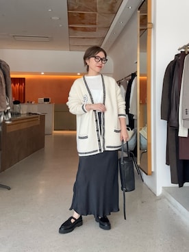 「アイテム（ピアス（両耳用））」を使った、wg_sato(Whim Gazette AOYAMA)さん（レディース・156cm）の秋コーディネート